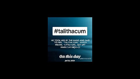 talithacum #biblebuild #bibleverse #bibleverseoftheday #bible #christiantiktok
