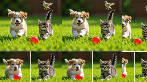 Cutest Cat & Puppy Friendship Ever 🐾❤️