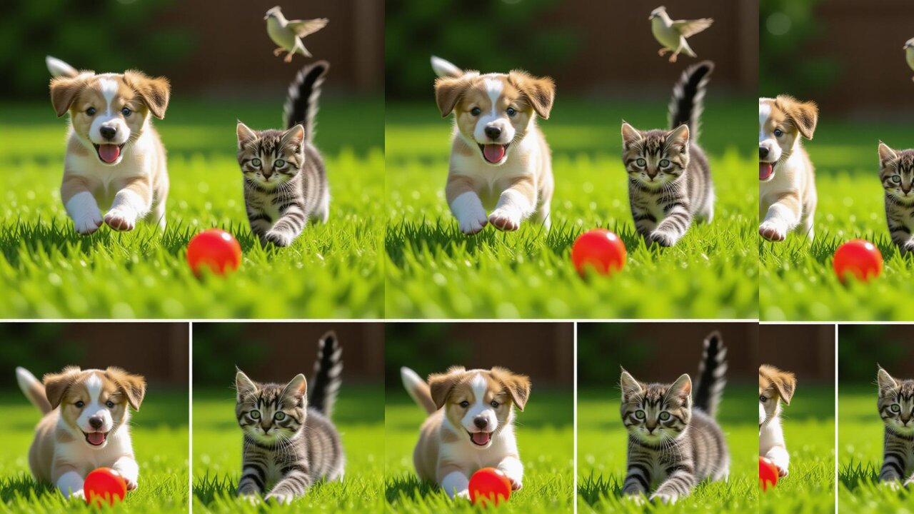 Cutest Cat & Puppy Friendship Ever 🐾❤️