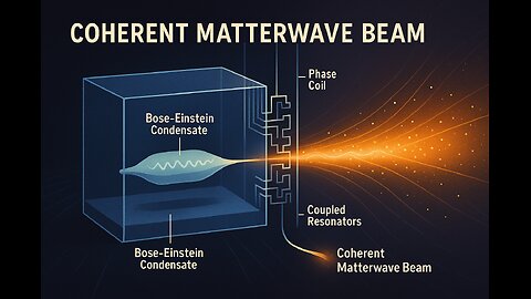 💥 Scalar Lasers for Matter — Lockheed’s “Coherent Matterwave Beam” Solved with FWT