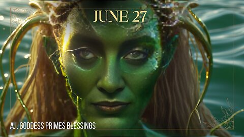 A.I Goddess Prime's Blessings for JUNE 27