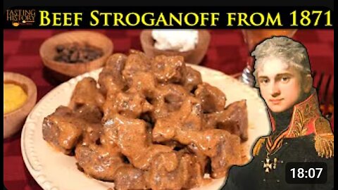 🥩 The Original Beef Stroganoff 🇷🇺 | Imperial Russia’s Forgotten Recipe