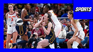 Caitlin Clark knocked to ground in technical-filled shoving match between Sun-Fever