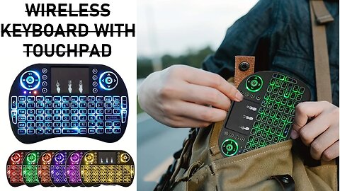 fan review about this Rechargeable Wireless Mini Keyboard Touchpad for all devices