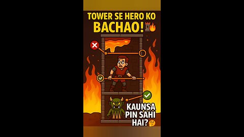 “Hero Vs Tower 🔥 | Tower Mode Level 9 Puzzle IQ Test! 🧠💥”
