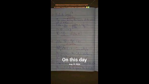 Exam question solutions that I posted #onthisday last year ☺️😇 #HeroineC #90sKiddiesRepresentative