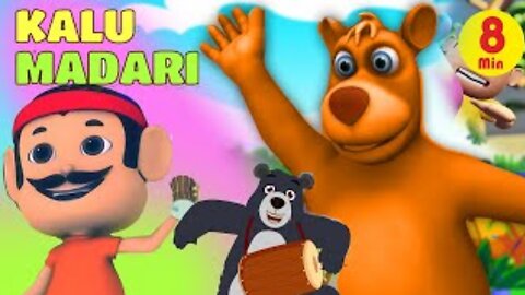 कालू मदारी आया | Kalu Madari Aaya + 2more Hindi Rhymes | Nursery Rhymes | Ding Dong Bells | Eshitv