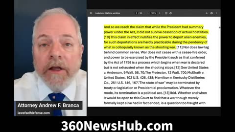 This Lawyer asked has Anyone Researched The Alien Enemies Act!