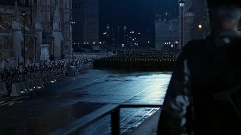 The conclusion excerpt from the 2005 film ''V For Vendetta''
