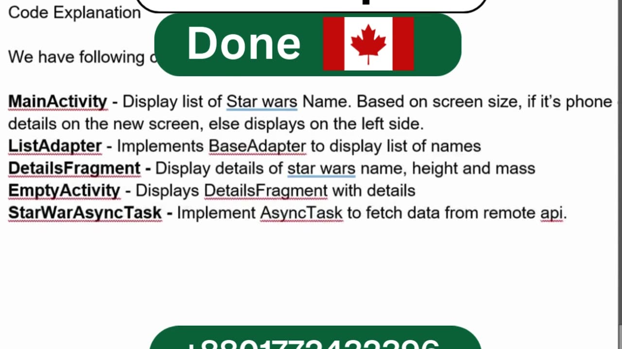 Client Work (𝐋𝐚𝐛 𝟕 )|𝐂𝐒𝐓𝟐𝟑𝟑𝟓 𝐋𝐚𝐛 𝟕 Report Android Development |Star Wars Encyclopedia App| Algonquin