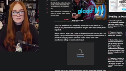 GLAAD sounds alarm as LGBTQ representation in TV plunges