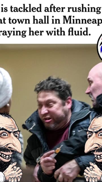 STAGED. OMAR GOT JEWISH PEE ON HER.