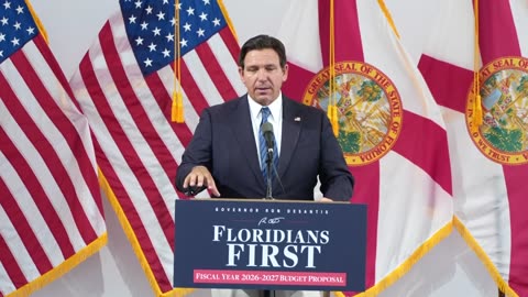 Governor DeSantis Announces ‘Floridians First’ Budget in Orlando