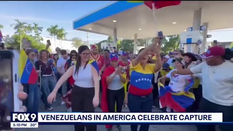 Venezuelans celebrate Maduro's capture