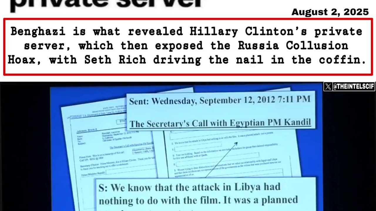 HILLARY CLINTON & BENGHAZI, the connection to the Russia Collusion Hoax...