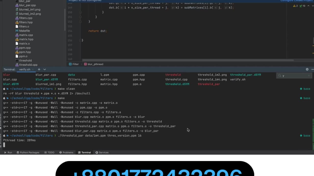 Student Work (Project) | ET2595 Project 2 : pthread/OpenMP Result Output in Cybersecurity | BTH