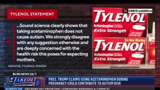 Tylenol releases a statement their product does not Cause Autism