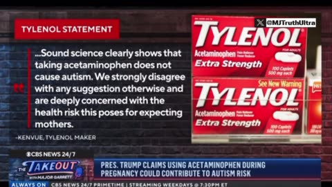 Tylenol releases a statement their product does not Cause Autism