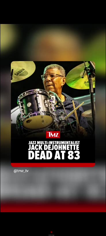 Rip to jack dejohnette rip to him 🙏🕊🕯⚰️🪦🥁11/4/25