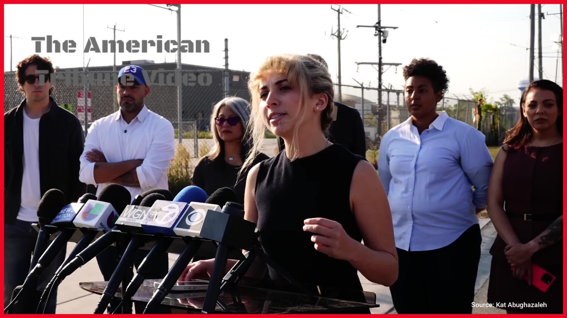 Dem Communist Candidate Lashes Out In Wild Rant Outside ICE Facility