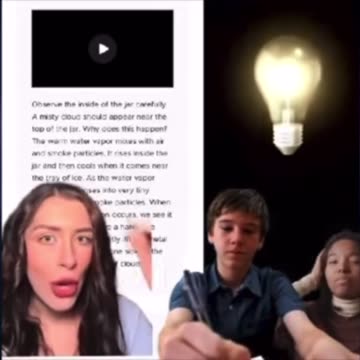 Kid experiment to make clouds from NASA proves earth construction