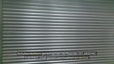 Ontdek in deze video waarom Rolluiken Arnhem dé specialist is in rolluiken in de regio Arnhem.