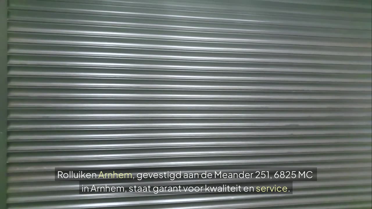 Ontdek in deze video waarom Rolluiken Arnhem dé specialist is in rolluiken in de regio Arnhem.