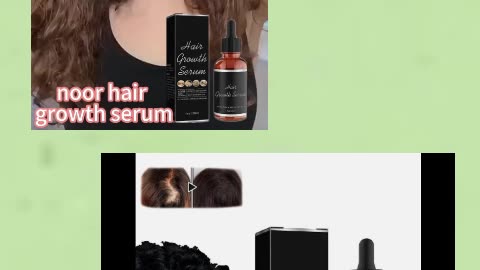 Noor Hair Growth Serum African Olives Grow Hair Fast