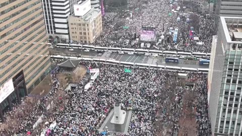 3월 1일 광화문 탄핵 찬반집회 비교
