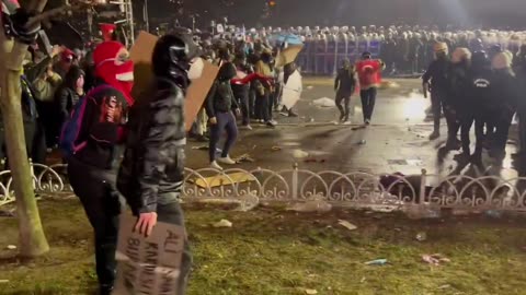 TURKEY - Clashes break out between protesters and riot police amid ongoing