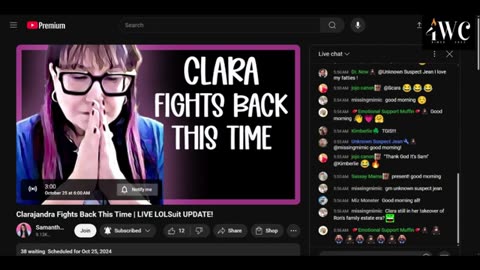 Sam_2024_10_25_Clarajandra Fights Back This Time | Live LOLSuit UPDATE!