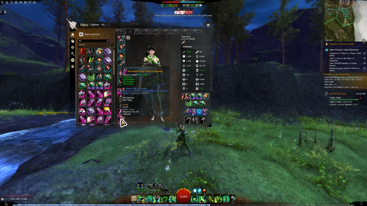 Guild Wars 2 - Ritualist is insane! WvW Roaming [Beta]