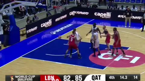 Lebanon 🇱🇧 vs Qatar 🇶🇦 : FIBA Basketball 🏀 World Cup 🏆 2027 Asian Qualifiers Highlights: Alfred.vip