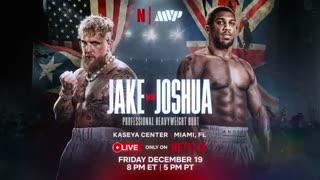 Jake Paul vs Anthony Joshua 📍 Kaseya Center, Miami, Florida 📅 Friday, December 19