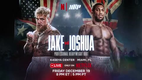 Jake Paul vs Anthony Joshua 📍 Kaseya Center, Miami, Florida 📅 Friday, December 19