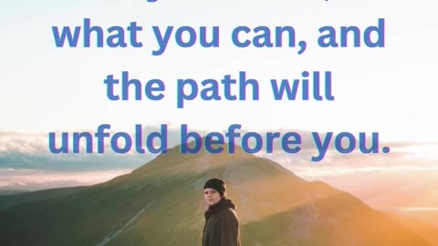 You don’t need to have it all figured out to move forward