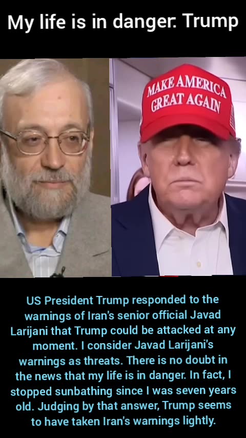 My life is in danger: Trump