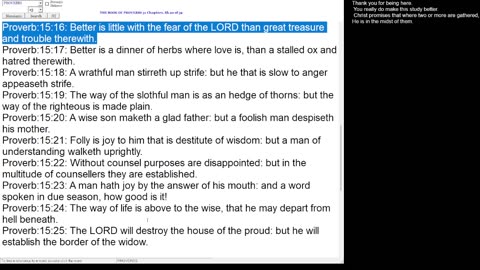 Proverbs 15