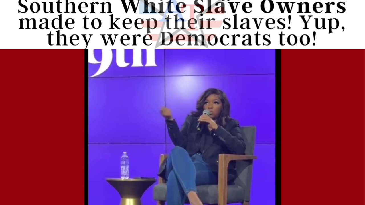 Rep Jasmine Crockett makes argument Southern White Democrat Slave Owners made to keep their slaves