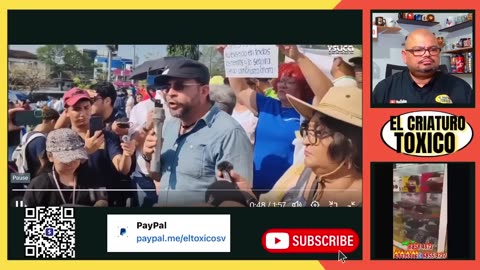 Bukele mando a botar CERRO para que no pasaran MANIFESTANTES.