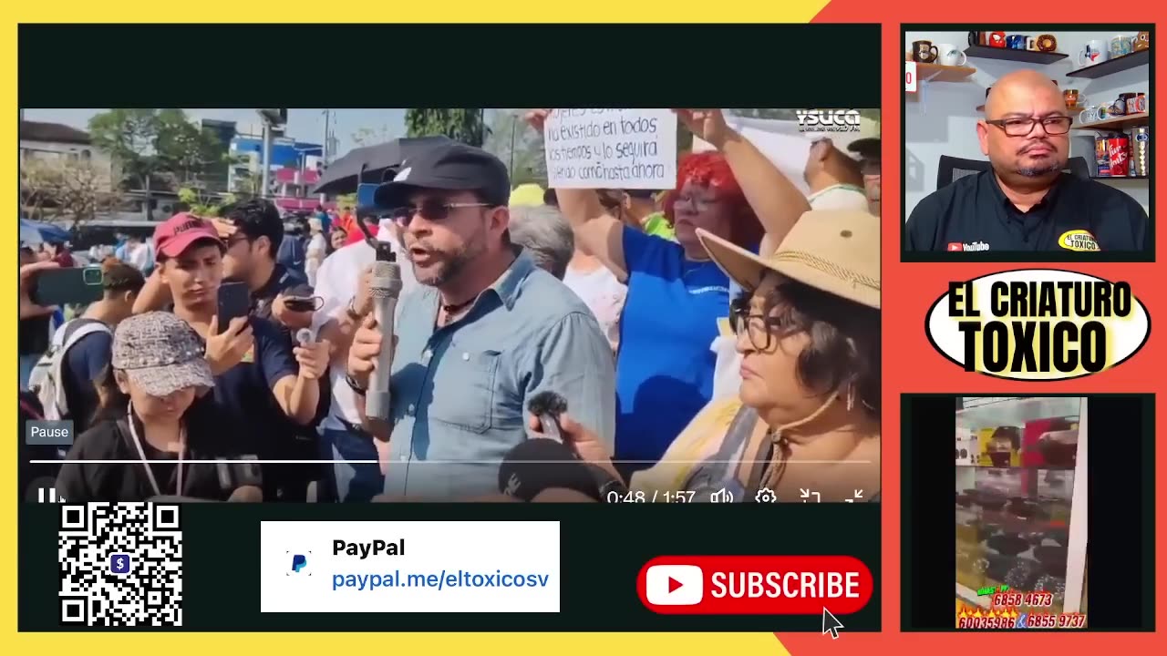 Bukele mando a botar CERRO para que no pasaran MANIFESTANTES.