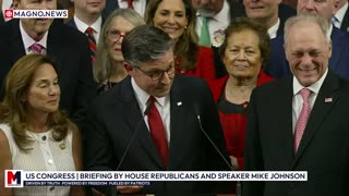 🇺🇸 Speaker Johnson celebrates after House Republicans passed Trump's One Big Beautiful Bill [LIVE]