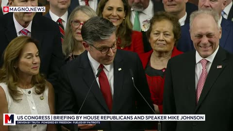 🇺🇸 Speaker Johnson celebrates after House Republicans passed Trump's One Big Beautiful Bill [LIVE]