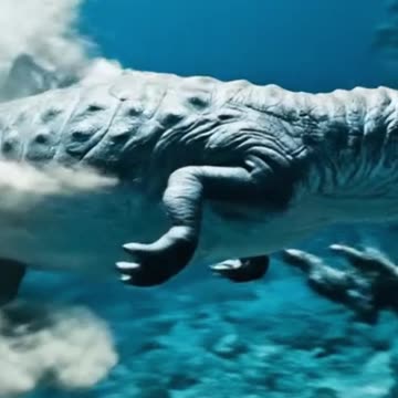 MOSASAURUS ATTACKS DIVER | Realistic Thalassophobia/Megalophobia Animation