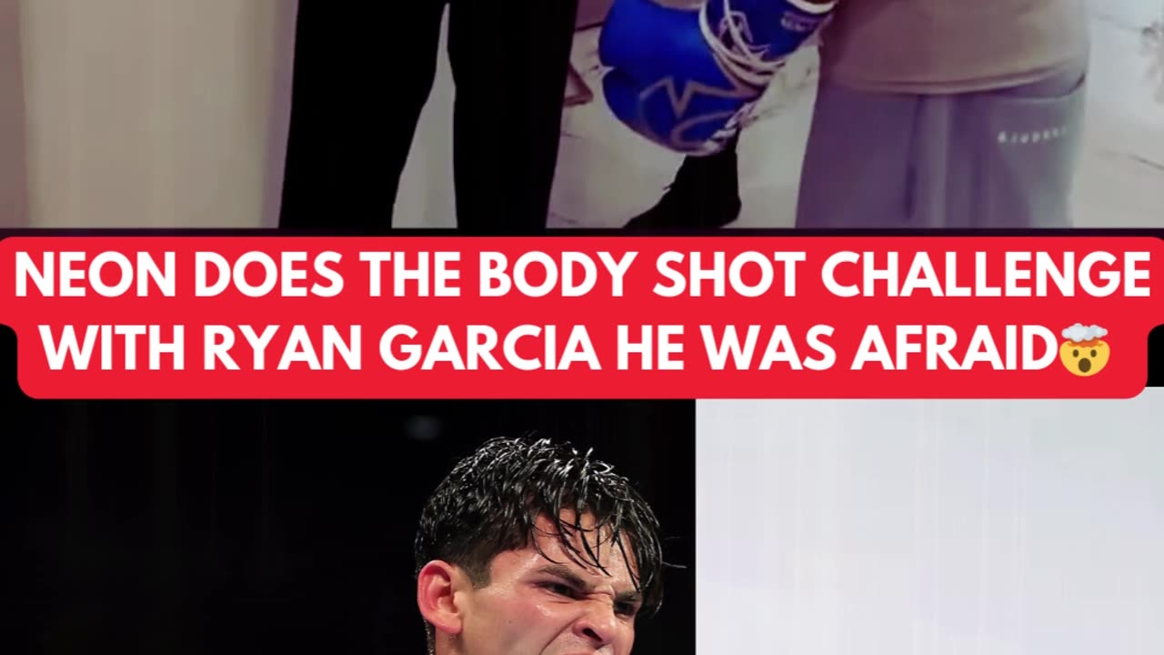 Ryan Garcia FORCES NEON to take Body Shots for his Stream.