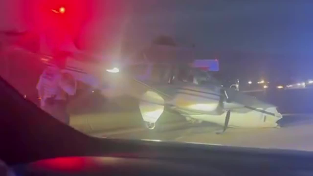 Small Plane crash on I-95 Cocoa Brevard County
