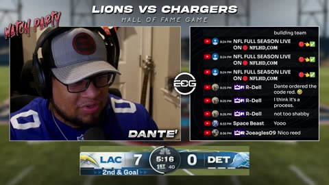 Lions vs Chargers | Hall of Fame Game | Warch Party