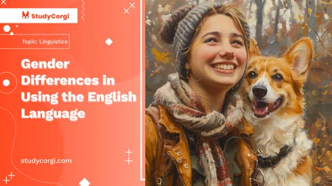 Gender Differences in Using the English Language - Research Paper Example