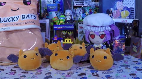 Aliexpress Lucky Bats plush bag and pillow - Orange flavor