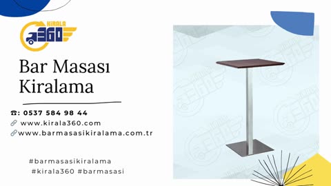 bar masasi kiralama 2025